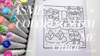 ASMR Farm Coloring | Stress Relief with Markers