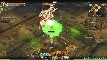 Tree of Savior CBT - Clymen Boss Fight at Royal Mausoleum with 123 Paladin