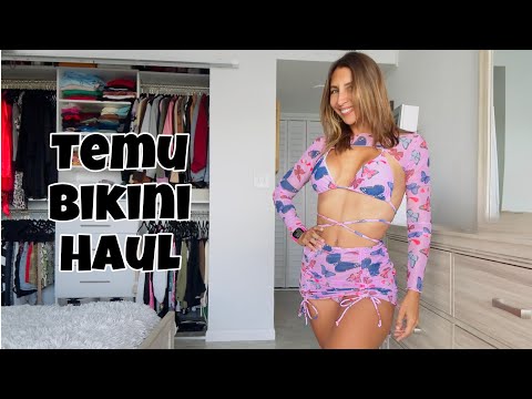 TEMU Bikini Try On Haul and Review #temu #haul