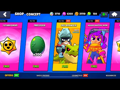 😛YEEEEEES! NEW GIFTS FROM SUPERCELL IS HERE!?!✅😁 LUCKY MONSTER EGGS OPENING🤚 | Brawl Stars