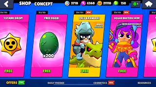 😛YEEEEEES! NEW GIFTS FROM SUPERCELL IS HERE!?!✅😁 LUCKY MONSTER EGGS OPENING🤚 | Brawl Stars