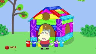 Wolfoo Pretend Play with Super Car Racing | kidszone Family Kids Cartoon screenshot 2