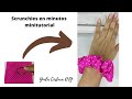 ¡Tutorial exprés! Crea scrunchies o coleteros en pocos minutos #shorts #costura #costurafacil