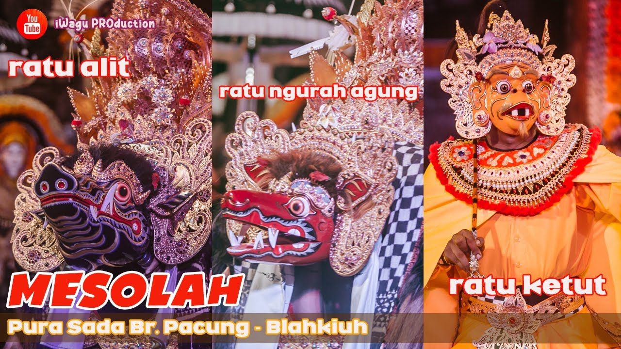 TEDUN MESOLAH Sesuhunan Sami Barong Bangkal, Barong Asu & Pelawatan Sangut | Pura Sada Br. Pacung