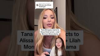 Tana Mongeau reacts to Alissa Violet AREEST