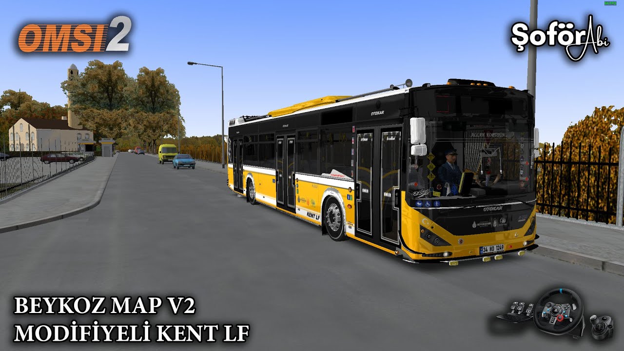 OMSI 2 - FULL FAÇA OTOKAR KENT LF - BEYKOZ MAP V2 - Logitech G29 Gameplay