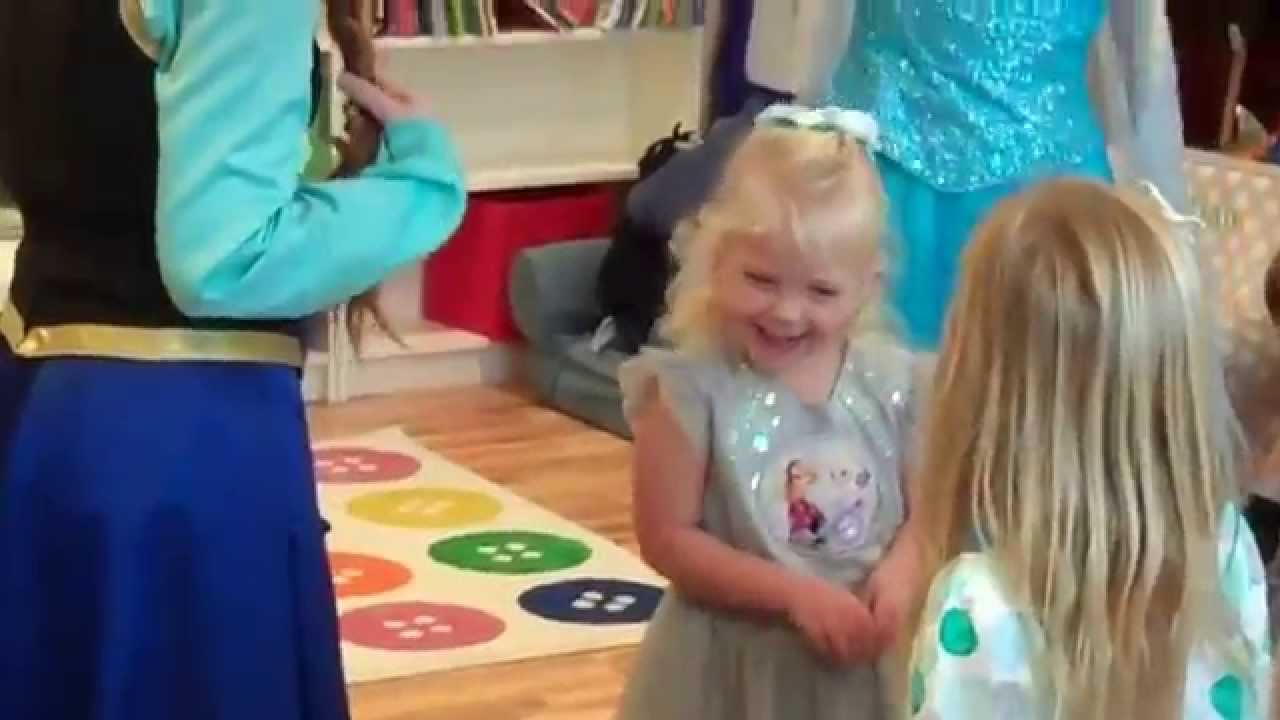 Elsa and Anna at Jillian's 5th Birthday 12 13 14