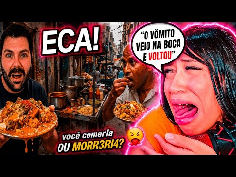 COMIDAS DE RUA NA ÍNDIA! Quanto tempo até a CAGANEIRA? 🇮🇳