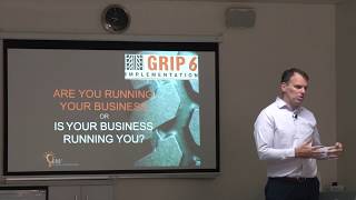 Testimony from participant in a Grip6 workshop on the Entrepreneurial Operating System® (EOS®)