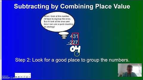 Subtracting by Combining Place Value