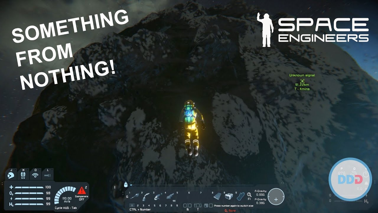 Space Engineers - Ep1 Nothing but our suit - YouTube