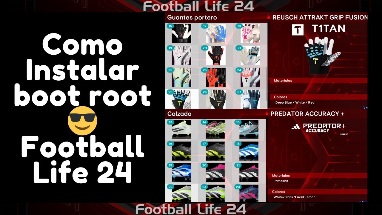 Como Instalar boot root😎Football Life 24 - YouTube