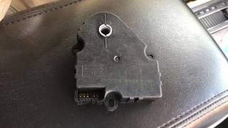 Traverse Hot Cold Blend Door Actuator Replacement