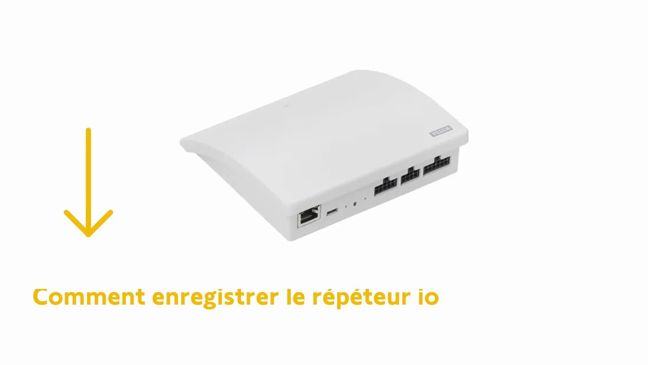 Comment enregistrer un répéteur io KLF200 de Velux dans TaHoma | Somfy