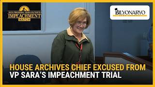 House Archives Chief Excused From Vp Sara’s Impeachment Trial After Defense Stipulates To Records