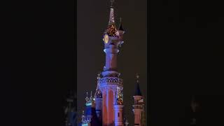 Disneyland Paris Christmas  2023 Castle #disneylandparis #disneychristmas