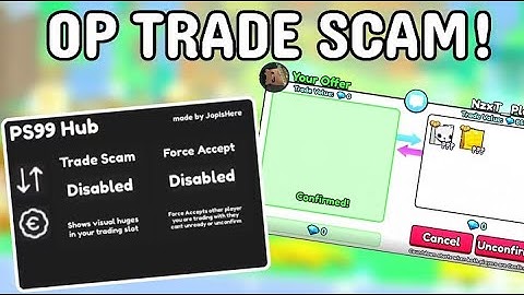 ＊INSANE＊ Pet Simulator 99 Trade Scam Script ｜ MOBILE ｜ ROBLOX ｜ PS99 ｜ SQUID GAME ⭐