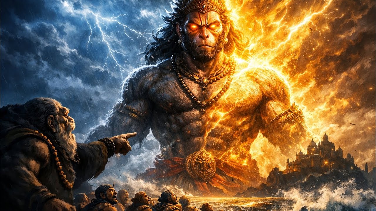 “Tum Kamzor Nahi Ho! Hanuman Ki Asli Shakti Ka Raaz 🚩”#hanuman #storyhindu