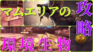 【MHWI】マムエリアに出現する環境生物たち　【モンスターハンターワールド：アイスボーン】