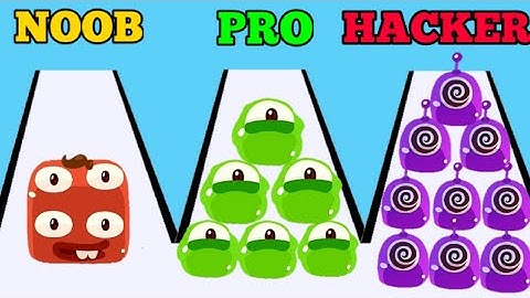 NOOB vs PRO vs HACKER in Pudding Monster