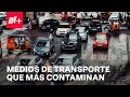 ¿Cuáles son los medios de transporte que más contaminan? - Despierta