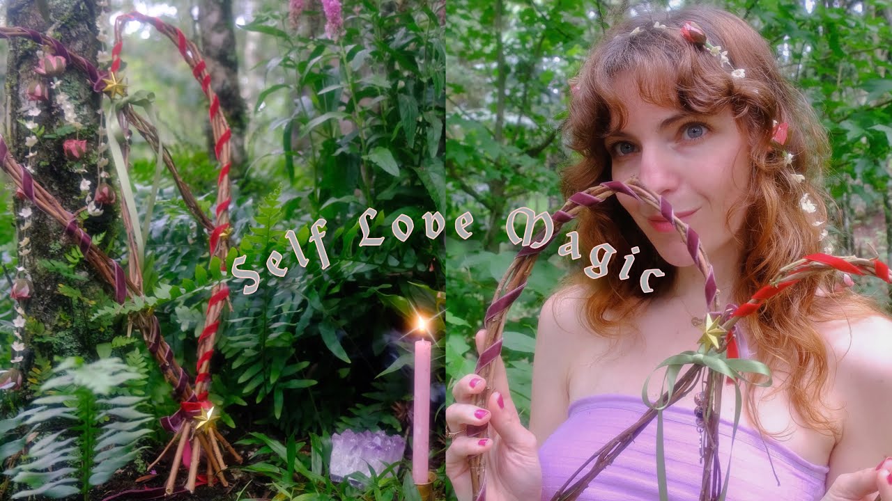 Ведьмин видеоблог ♥︎ Мой алтарь, практика любви к себе, создание причудливых венков