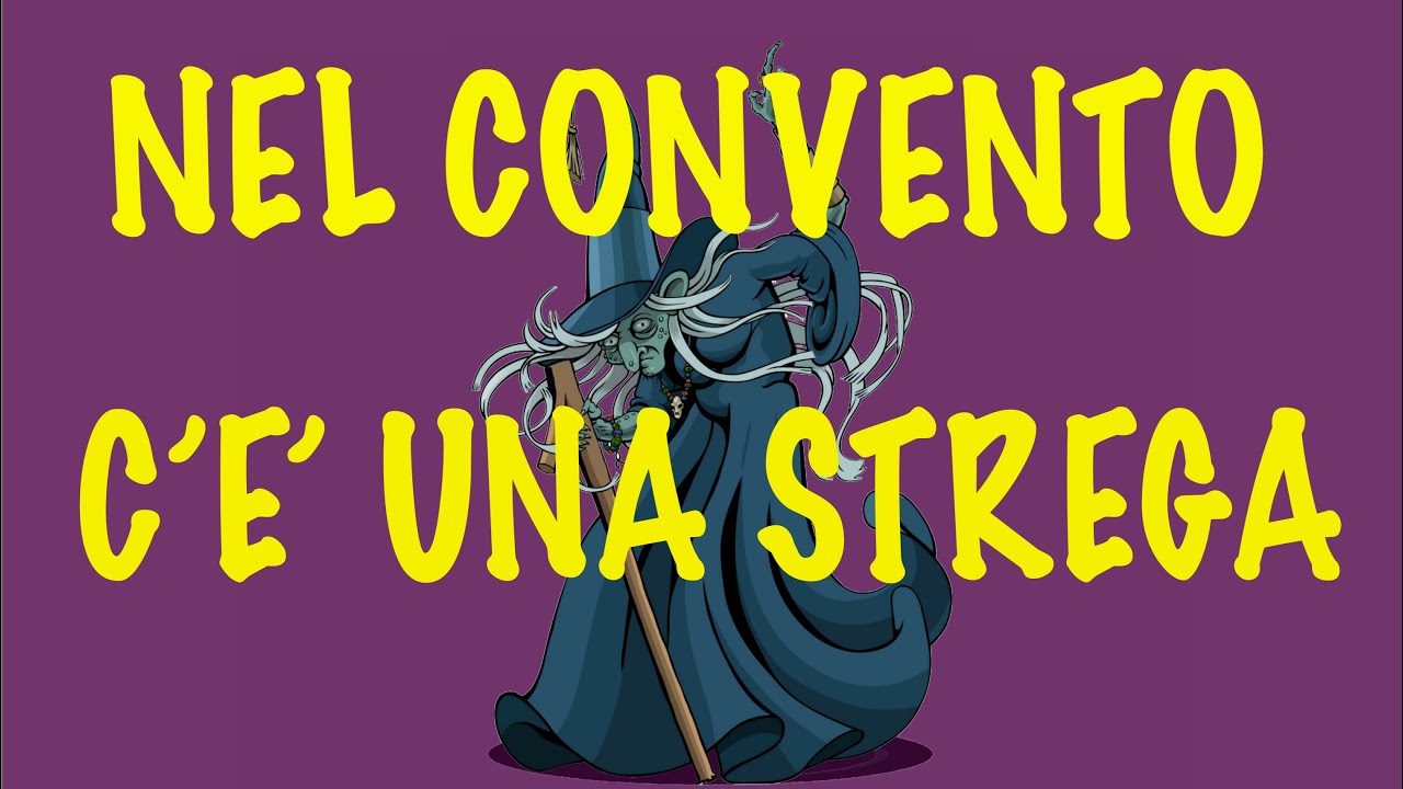 NEL CONVENTO C'E' UNA STREGA- canzone di Halloween-Link con testo e attività