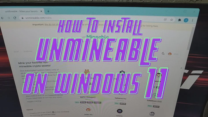 HOW TO INSTALL UNMINEABLE FOR WINDOWS 11