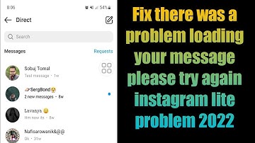 Fix there was a problem loading your message please try again instagram lite problem 2022