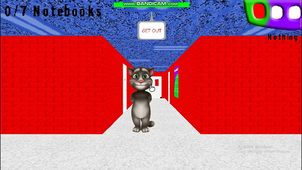 I got the secret game over in Talking Tom's Schoolhouse