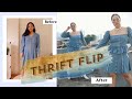 THRIFT FLIP| DIY Ngubah / Rombak Baju Bekas Jadi Super Kece! PERTAMA KALI | Indonesia