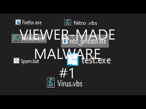 Random VBS and BAT garbage - Viewer Made Malware #1