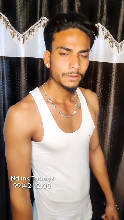  triangle shape tattoo on neck #ndinktattooz #tatttoo #shortvideo # ...