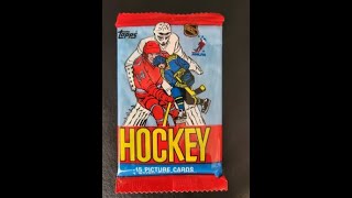 1984 85 TOPPS HOCKEY PACK RIP w Tom Barrasso rookie PLUS 1996 97 Detroit Red Win