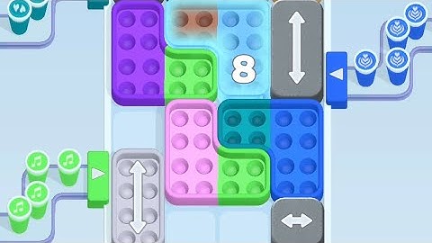 Coffee Rush Block Jam Level 65 Game Walkthrough Solution