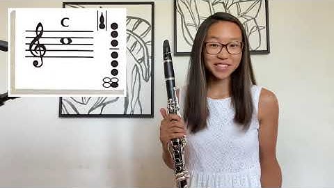 How to Play Middle C and B! - Clarinet with Irene
