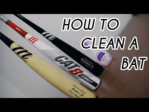 How to Clean Ball Marks off a Wood Baseball Bat