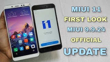 MIUI 11 OFFICIAL FIRST LOOK | Miui 9.9.24 Beta Update | Full Review 😍😍