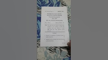 ignou BPSC-104 TEE JUNE 2023 EXAM Question paper English medium #exampaper