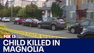 Child killed in Magnolia neighborhood | FOX 13 Seattle