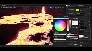 Customizable Lava Material in UE5 - Demo