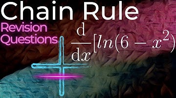 Chain rule differentiation - 4Qs - Visual method - No formula needed.  Alevel Maths