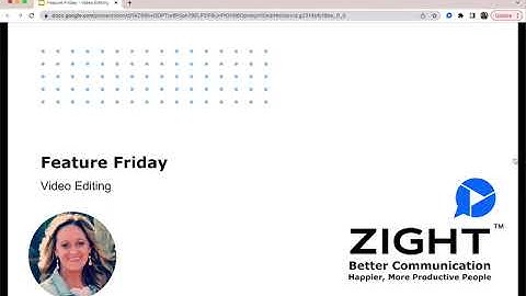 Feature Friday: Zight Video Editing