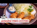 How to Make JAPANESE FRIED OYSTERS with Homemade Tartar Sauce (Recipe) - カキフライの作り方 (レシピ)
