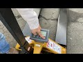 Manual Pallet Jack Scale PMT Forklift New York Long Island #Forklift New York