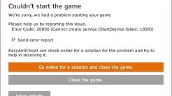 for honor launch error 20006 fix duration 0 44 - error code 20006 fortnite