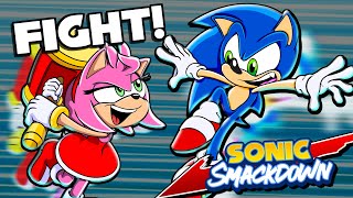 SONIC VS AMY!!  Sonic Smackdown | Sonic & Amy Squad