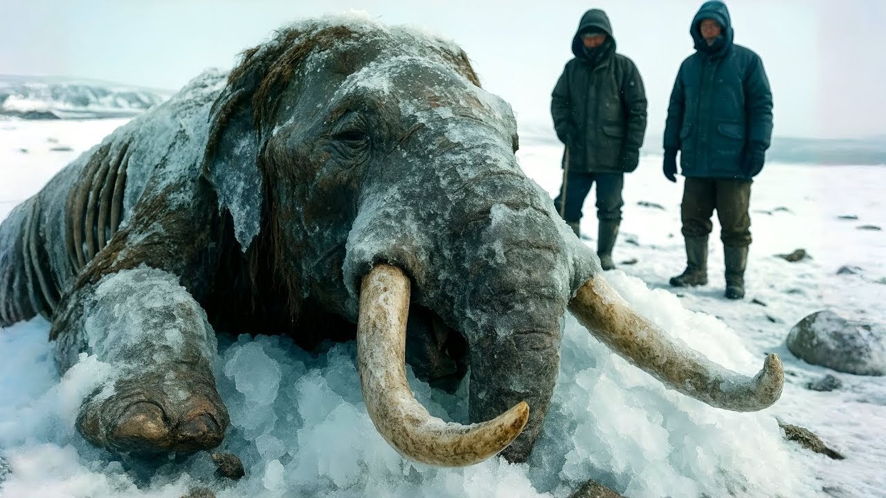 Top 9 Prehistoric Animals Found Frozen in Ice - YouTube