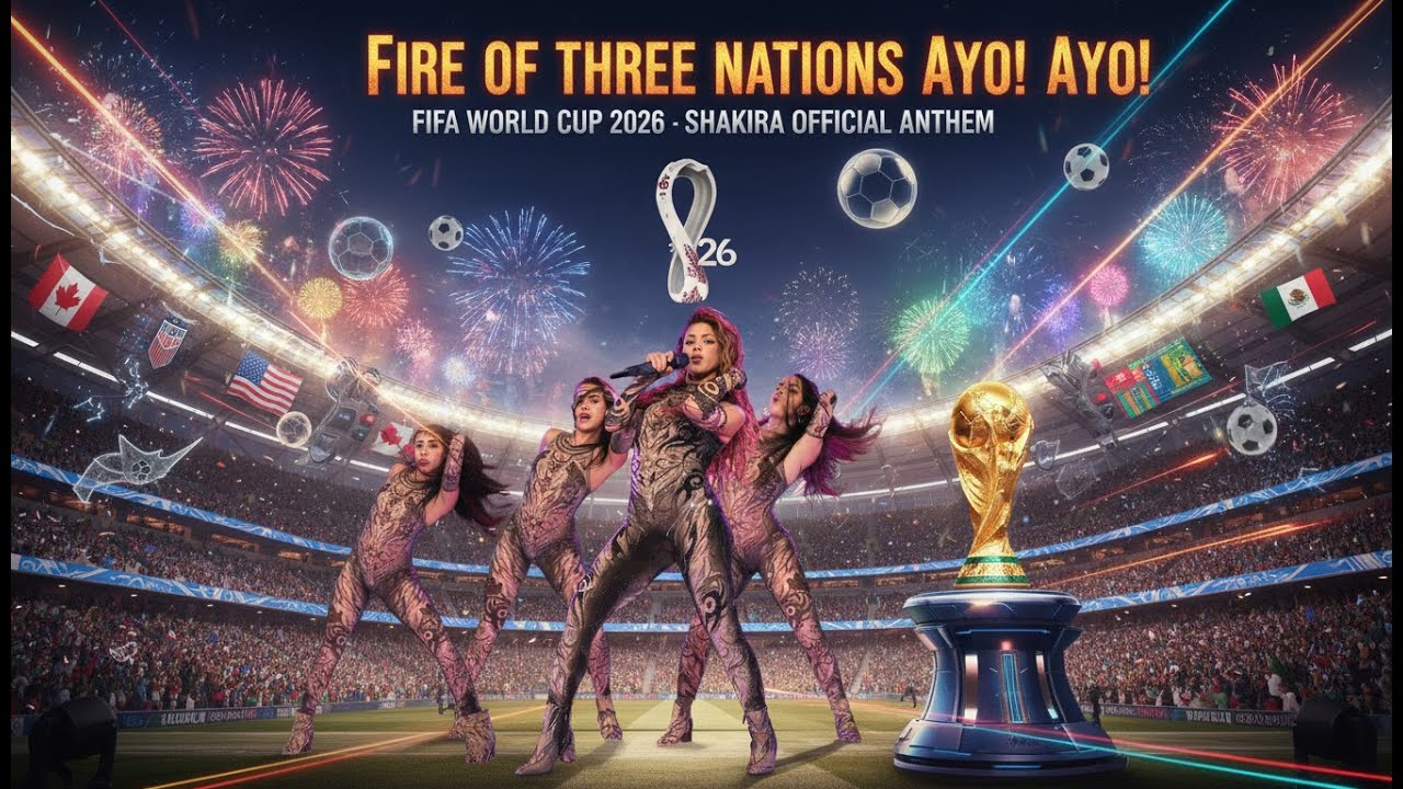 FIFA World Cup 2026  Ayo! Ayo! Anthem | SHAKIRA  Official | Stadium Bass Song