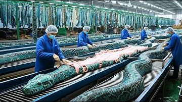 Inside a Snake Leather Factory – How Luxury Jackets & Bags Are Made from Snake Skin